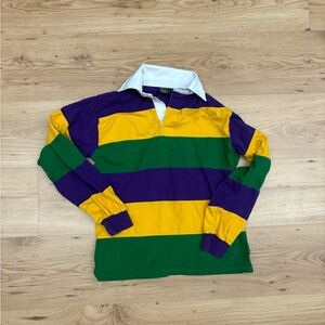 Mardi Gras Stripped Shirt